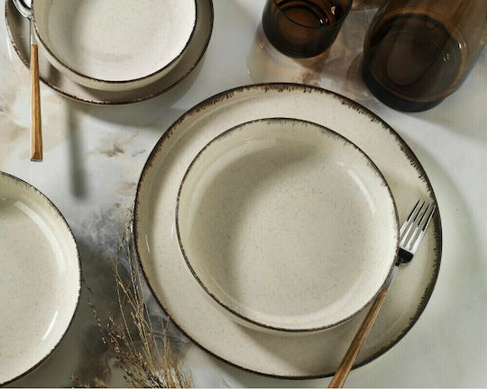 Oriana Ferelli Pearl Mood Porcelain Dinnerware Set 20pcs