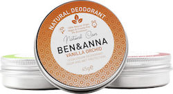 Ben & Anna Vanilla Orchid Natural Soda Deodorant Φυσικό Αποσμητικό σε Κρέμα 45gr