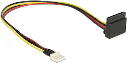 DeLock 15-Pin Sata - 4-Pin Floppy Cable 0.3m Πολύχρωμο 85511 DeLock 15-Pin Sata - 4-Pin Floppy Cable 0.3m Πολύχρωμο 85511