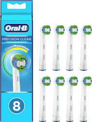 Oral-B Precision Clean CleanMaximiser Value Pack Ανταλλακτικές Κεφαλές για Ηλεκτρική Οδοντόβουρτσα 8τμχ