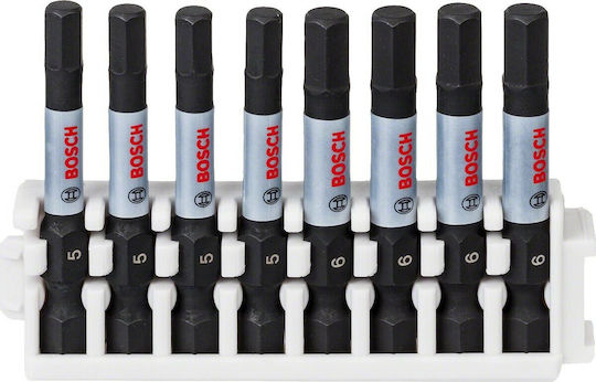 Bosch Impact Control Set 8 Screwdriver Bits Allen