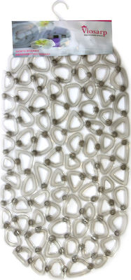 Viosarp Bathtub Mat with Suction Cups Transparent 37x67cm