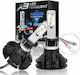 Λάμπες Αυτοκινήτου X3 Headlight H1 LED 6500K Ψυχρό Λευκό 12V 50W 2τμχ