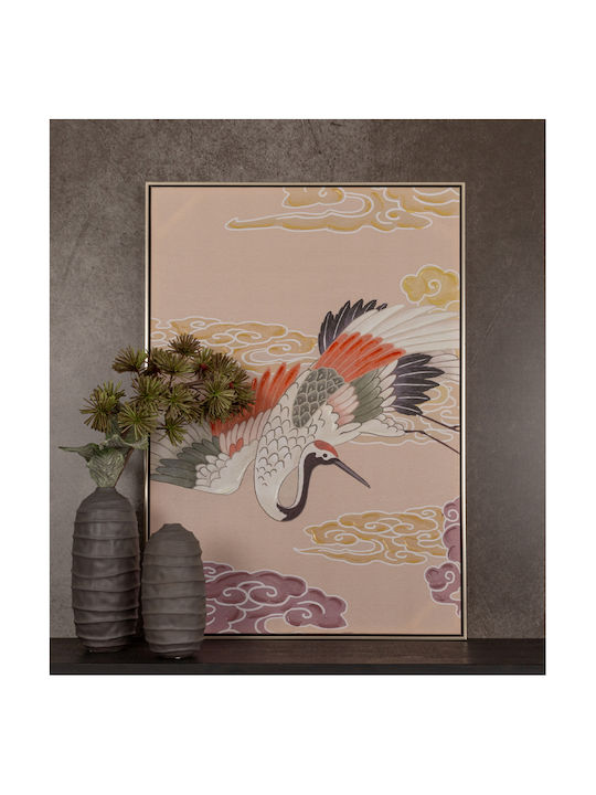 InTheBox Cranes In Color Painting on Canvas 70x100cm