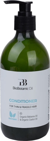 BioBotanic Oil Magical For Thin, Sparse And Brittle Hair Conditioner Ενυδάτωσης για Όλους τους Τύπους Μαλλιών 500ml