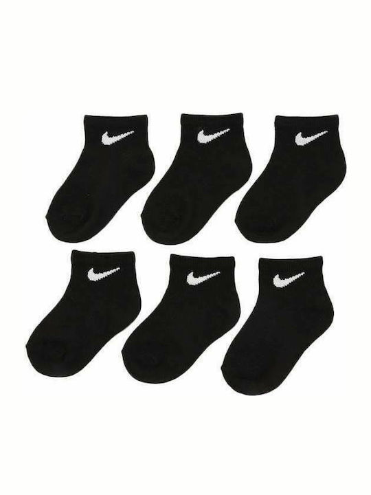 Nike Αθλητικές Παιδικές Κάλτσες Μακριές Basic Μαύρες 6 Ζευγάρια