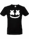 B&C Marshmello Face T-shirt σε Μαύρο χρώμα