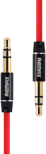 Remax Cablu Audio 3,5 mm Male - 3,5 mm Male Roșu 2m RM-L200