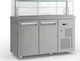 Inox Dobros Vitrină de Răcire De Podea cu Capacitate 532lt 135x70x126cm