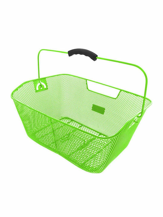 M-Wave 431591 Bicycle Basket Rear Metallic Green