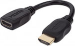 Manhattan Конвертор HDMI мъжки към HDMI женски 1бр (354523)