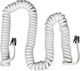 VK Lighting Spirală Cablu Telefon RJ10 4P4C 2m Alb (16081-014639)