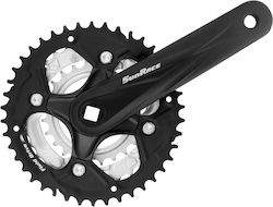 SunRace FCM500 42-34-24T Bicycle Crankset