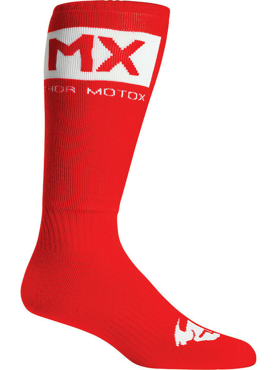 Thor Mx Solid Base Layer Socks Red