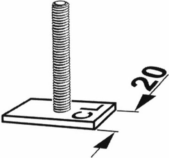 Kamei Autodachträgeradapter Adapter für Dachträger 4 Stück 4Stück