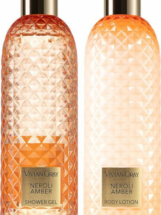 Vivian Gray Neroli Amber Kit Hautpflegeset für Feuchtigkeitsspendend & Reinigung Körperreinigung