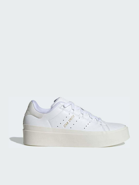Adidas Stan Smith Bonega Γυναικεία Flatforms Sneakers Cloud White / Off White