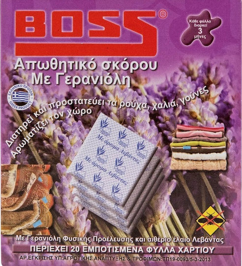 Boss Ароматен за гардероб с аромат Лавандула 20бр