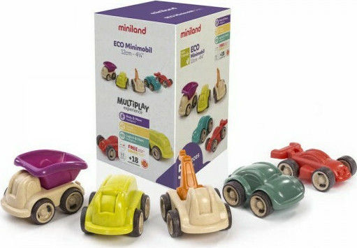 Miniland Eco Minimobil Cars Set for 1.5+ Years