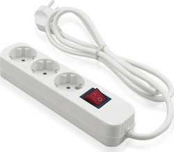 Lineme Power Strip 3 Sockets with 1.5m Cable Lineme Power Strip 3 Sockets with 1.5m Cable