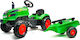 Παιδικό Τρακτέρ Ποδοκίνητο με Καρότσα & Πετάλι Πράσινο