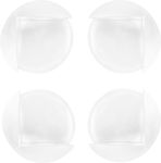 Kikka Boo For Edges & Corners with Sticker made of Plastic in White Color 3.3x3.1x2.4εκ. 4pcs