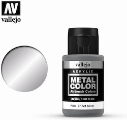 Acrylicos Vallejo Metal Culoare Modelism Silver...