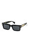 Gast Noble Day Unisex Sunglasses with Plastic Frame Black Gold