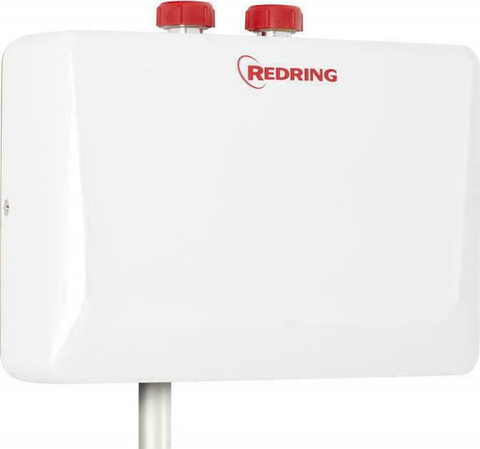 Redring RIWH6 Wall Mounted Electric Single-Phase Instant Water Heater for Bathroom / Kitchen 6kW