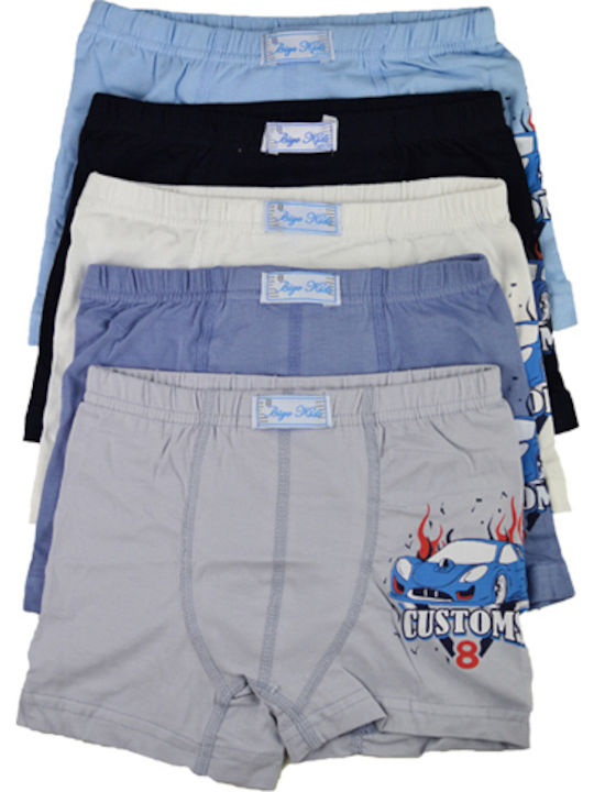 Biyo Kids' Set with Boxers Multicolored 5pcs