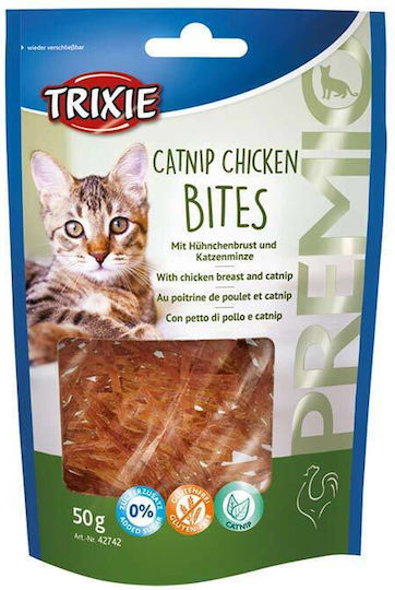 Trixie Bites Răsfățuri Cu Pui Cu Catnip Pentru Pisici Adulte 50gr