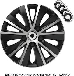 Versaco Auto Radkappen Set Rapide mit Marke Int...