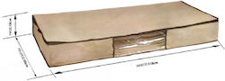 Sidirela Stoff Aufbewahrungshülle für Decke/Bettdecke in Beige Farbe 50x115x15cm 1Stück