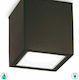 Ideal Lux Techo Outdoor Ceiling Flush Mount GU10 in Black Color 251578