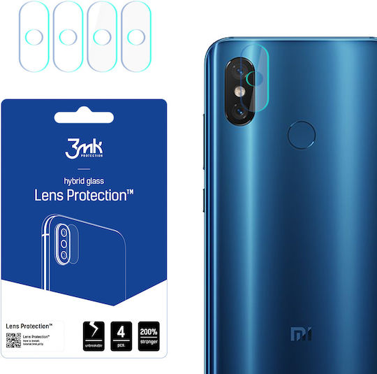 3MK Lens Protection 4τμχ Προστασία Κάμερας Tempered Glass Διάφανο για το Xiaomi Mi 8