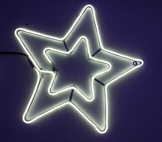 TnS Crăciunesc Decorativ Suspendata Stea cu lumină LED Plastic 55x55buc 1buc