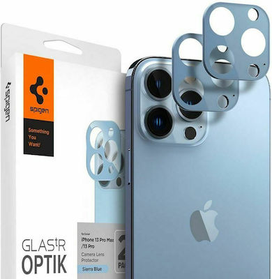 Spigen Optik Lens Protector 2-Pack Protecție Cameră Sticlă călită Sierra Blue pentru iPhone 13 Pro / 13 Pro Max - iPhone 13 Pro / 13 Pro Max AGL04032