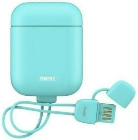 Remax Θήκη Σιλικόνης σε Τιρκουάζ χρώμα για Apple AirPods