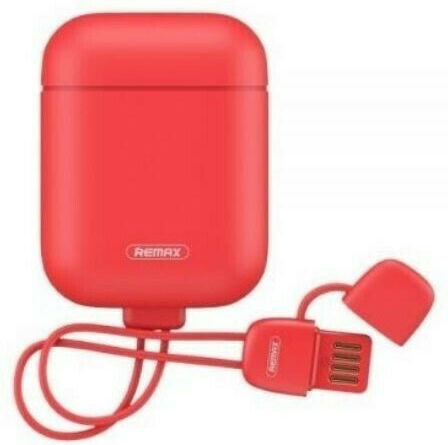 Remax Θήκη Σιλικόνης σε Κόκκινο χρώμα για Apple AirPods
