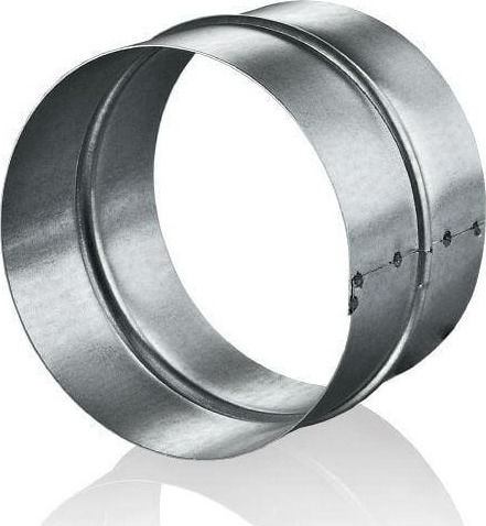 Vents Chimney Duct Connector Galvanized 100mm Silver