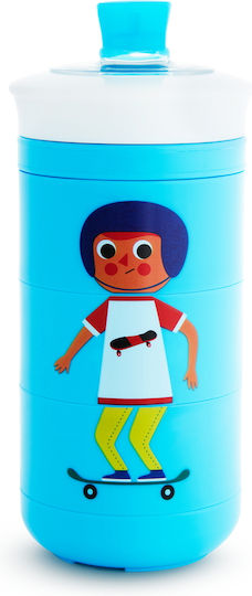 Munchkin Twisty Cup Εκπαιδευτικό Μπιμπερό Πλαστικό Μπλε για 18m+ 266ml