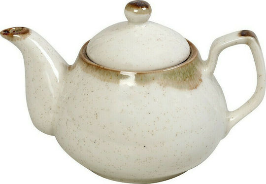 Espiel Essentials Vintage Τσαγιέρα Κεραμική Μπεζ 850ml