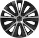 Versaco Auto Radkappen Set Rapide mit Marke Opel 4Stück 13" Schwarz