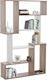 Bookcase Shay White 85x22x140cm