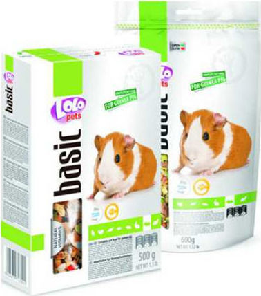 Lolo Pets Hrană pentru Porc indian Basic 500gr 20637