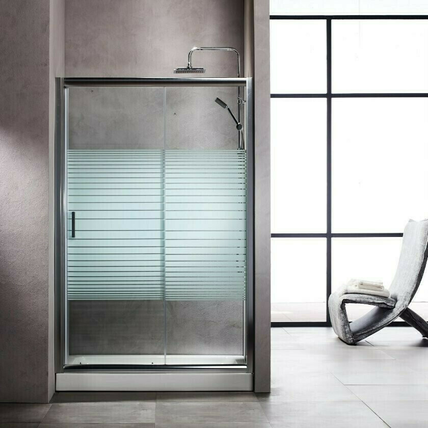 Tema New 2Panel Sliding Entry Door Shower Screen for Shower with