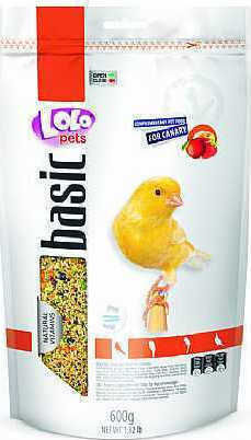 Lolo Pets Basic Futter für Kanarische Inseln mit Früchten 600gr