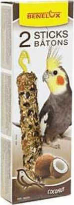 Benelux Sticks Batons Food Sticks for Medium Parrots with Coconut