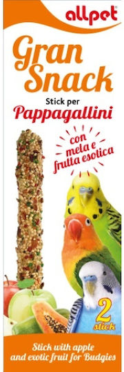 All Pet Gran Snack Food Stick For Budgerigars With Honey Apple Flavor 60gr 60gr