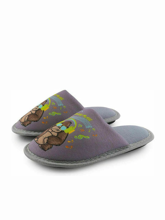 Love4shoes Kids Slippers Gray